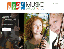 Tablet Screenshot of musicschooltogo.com